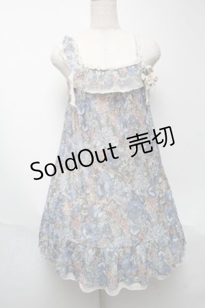 画像: axes femme / ワンピース  サックスｘ黒 S-25-05-22-035-AX-TO-AS-ZS
