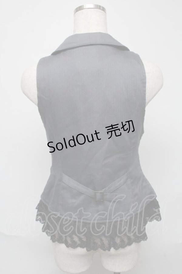 画像2: axes femme / ブローチ付きベスト   S-25-05-23-052-AX-TO-AS-ZS (2)