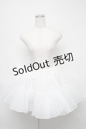 画像: BABY,THE STARS SHINE BRIGHT / ふわふわパニエ  白 S-25-05-23-056-BA-SK-HR-ZS