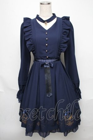 画像: Amavel / Starlight Planetariumワンピース  ネイビー S-25-05-23-024-CA-OP-HR-ZS