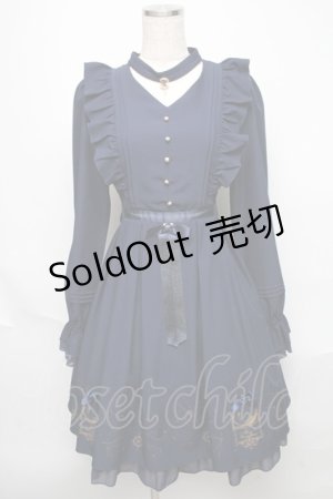 画像: Amavel / Starlight Planetariumワンピース  ネイビー S-25-05-23-024-CA-OP-HR-ZS