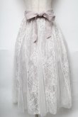 画像1: axes femme / レース×チュールスカート  ピンク S-25-05-24-052-AX-SK-HR-ZS (1)