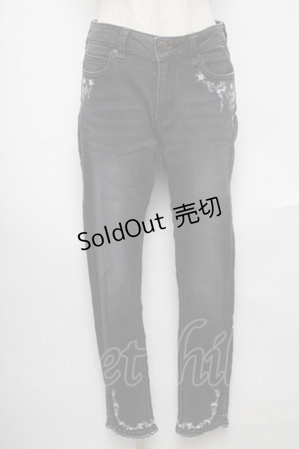画像1: axes femme / デニムパンツ  黒 S-25-05-24-059-AX-PA-AS-ZS (1)