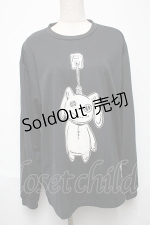 画像: NieR Clothing / プリントTシャツ  黒 S-25-05-24-035-PU-TO-AS-ZS