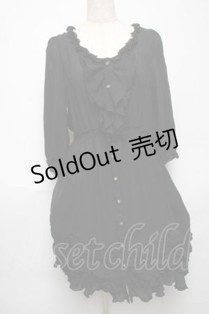 画像: axes femme / ワンピース  黒 S-25-05-24-042-AX-TO-AS-ZS