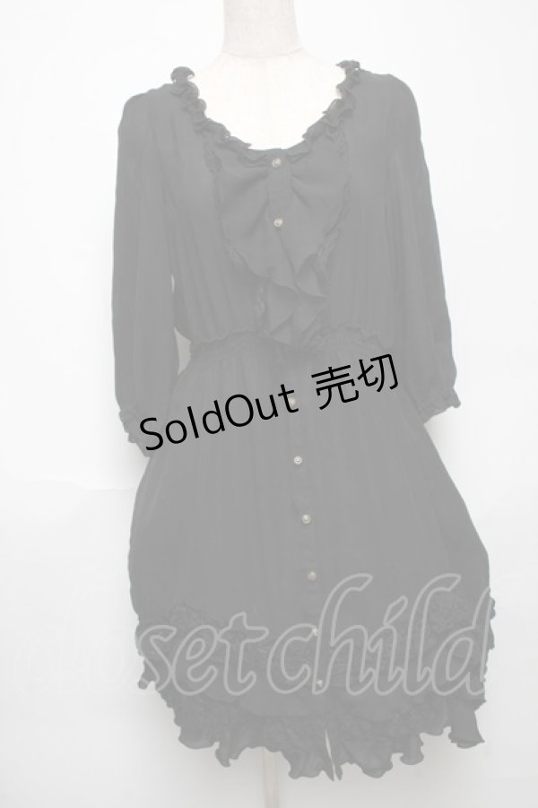 画像1: axes femme / ワンピース  黒 S-25-05-24-042-AX-TO-AS-ZS (1)
