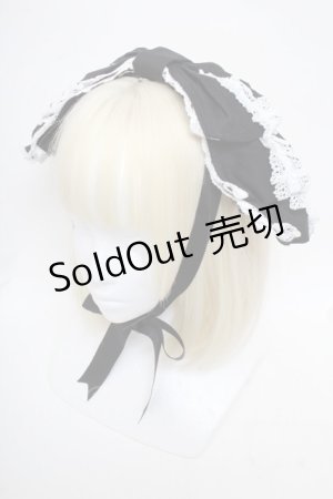 画像: ALICE and the PIRATES / Dolly Ribbonヘッドドレス  黒ｘ白 S-25-05-25-006-PA-AC-HR-ZS