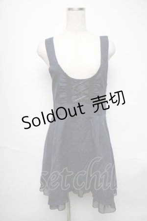 画像: axes femme / ワンピース  紺 S-25-05-25-057-AX-TO-AS-ZS