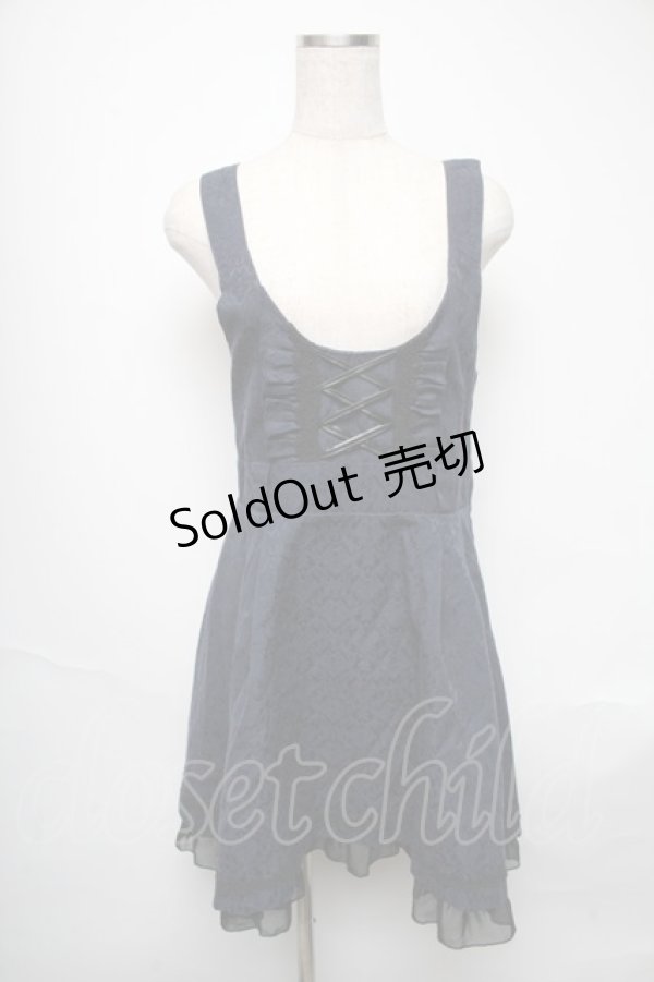 画像1: axes femme / ワンピース  紺 S-25-05-25-057-AX-TO-AS-ZS (1)