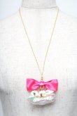 画像2: axes femme / バナナスプリットネックレス  ピンク S-25-05-25-008-AX-CO-HR-ZS (2)