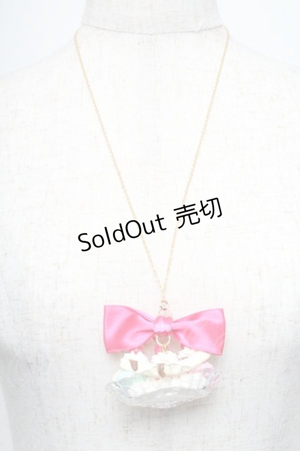 画像2: axes femme / バナナスプリットネックレス  ピンク S-25-05-25-008-AX-CO-HR-ZS (2)
