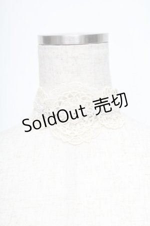 画像: Jane Marple / レースｘスパンコールチョーカー  オフ S-25-05-25-009-JM-AC-HR-ZS