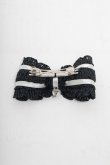 画像2: MILK / ストローバレッタ  黒ｘ白 S-25-05-25-001-ML-AC-HR-ZS (2)
