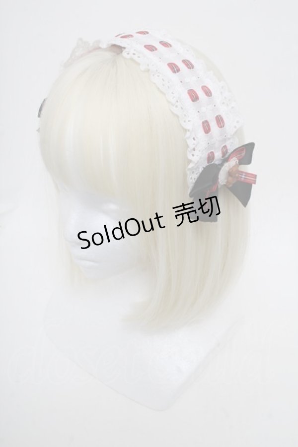 画像1: Nile Perch / タータンチェックヘッドドレスクリップ   S-25-05-25-003-LO-AC-HR-ZS (1)