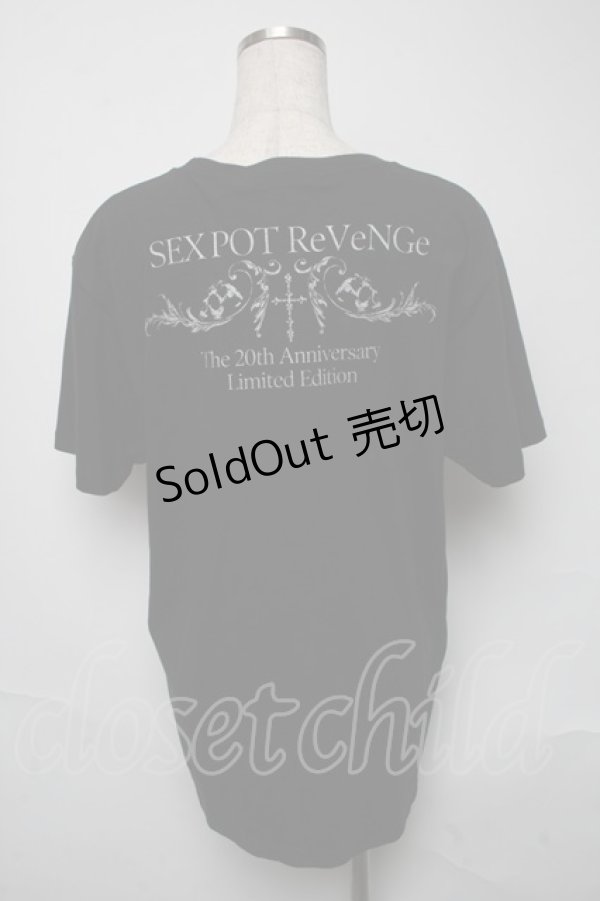 画像2: SEX POT ReVeNGe / プリントTシャツ  黒 S-25-05-25-032-SP-TS-AS-ZS (2)