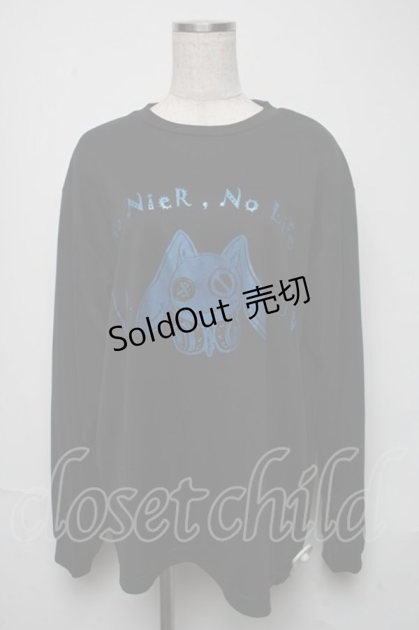 画像1: NieR Clothing / プリントTシャツ  黒 S-25-05-25-038-PU-TO-AS-ZS (1)
