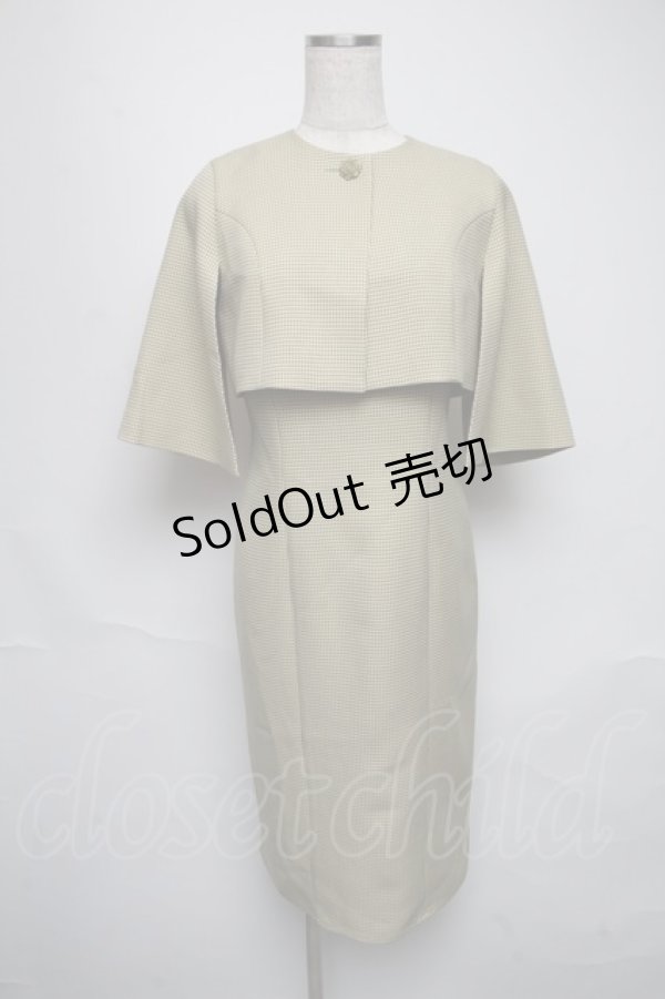 画像1: an another angelus / 60sチェック柄ケープセットアップ  グリーン S-25-05-25-042-CA-JA-HR-ZT438 (1)