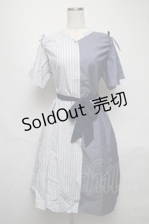画像: axes femme / ワンピース  ブルー S-25-05-25-044-AX-TO-AS-ZS