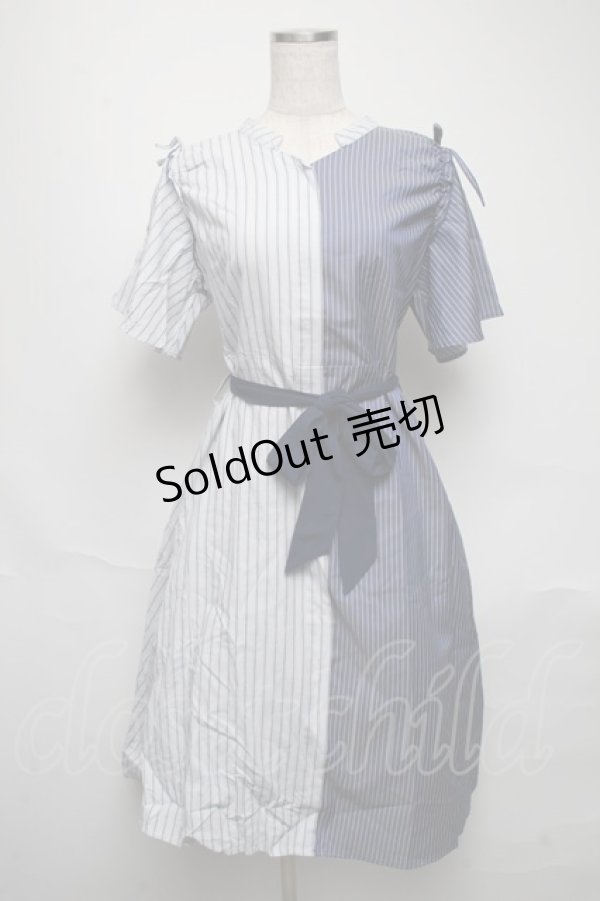画像1: axes femme / ワンピース  ブルー S-25-05-25-044-AX-TO-AS-ZS (1)