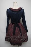 画像2: axes femme NOSTALGIE / チェック切替ワンピース  赤ｘ紺 S-25-05-25-047-AX-OP-HR-ZS (2)