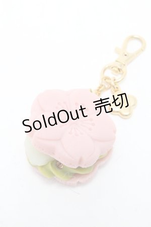 画像: Q-pot. / サクラモナカマッチャアンバッグチャーム  ピンク S-25-05-28-005-QP-ZA-HR-ZS