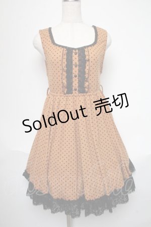 画像: axes femme / ワンピース  ブラウン S-25-05-28-053-AX-TO-AS-ZS