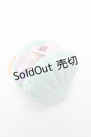 画像: Q-pot. / シェルマカロンリング  ミント S-25-05-28-008-QP-AC-HR-ZS