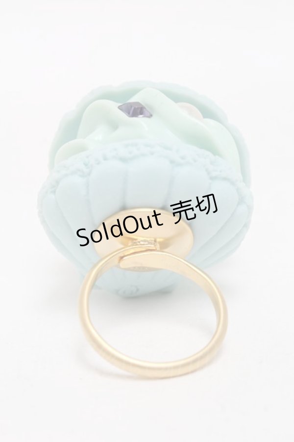 画像3: Q-pot. / シェルマカロンリング  サックス S-25-05-28-011-QP-AC-HR-ZS (3)