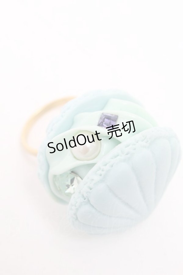 画像4: Q-pot. / シェルマカロンリング  サックス S-25-05-28-011-QP-AC-HR-ZS (4)