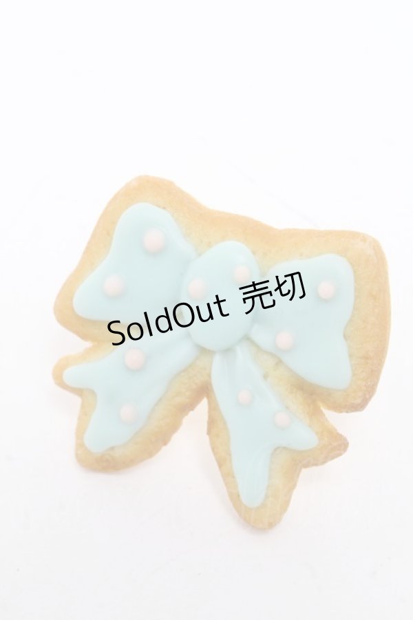 画像1: Q-pot. / Ribbon Sugar Cookieリング  サックス S-25-05-28-012-QP-AC-HR-ZS (1)