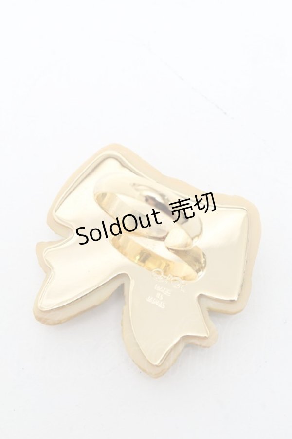 画像2: Q-pot. / Ribbon Sugar Cookieリング  サックス S-25-05-28-012-QP-AC-HR-ZS (2)