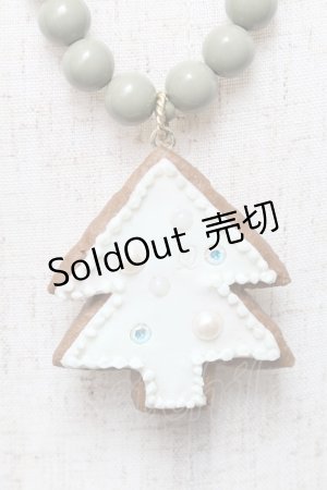 画像: Q-pot. / スノーツリーシュガービーズネックレス  グリーン S-25-05-28-014-QP-AC-HR-ZS