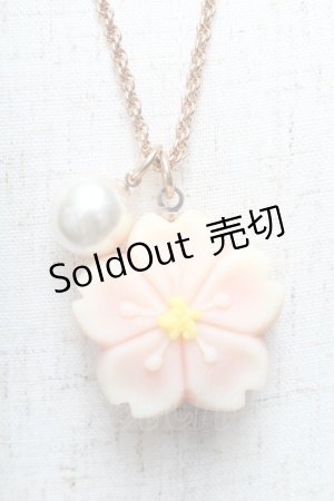 画像: Q-pot. / 高島屋限定サクラサクネックレス  ピンク S-25-05-28-015-QP-AC-HR-ZS