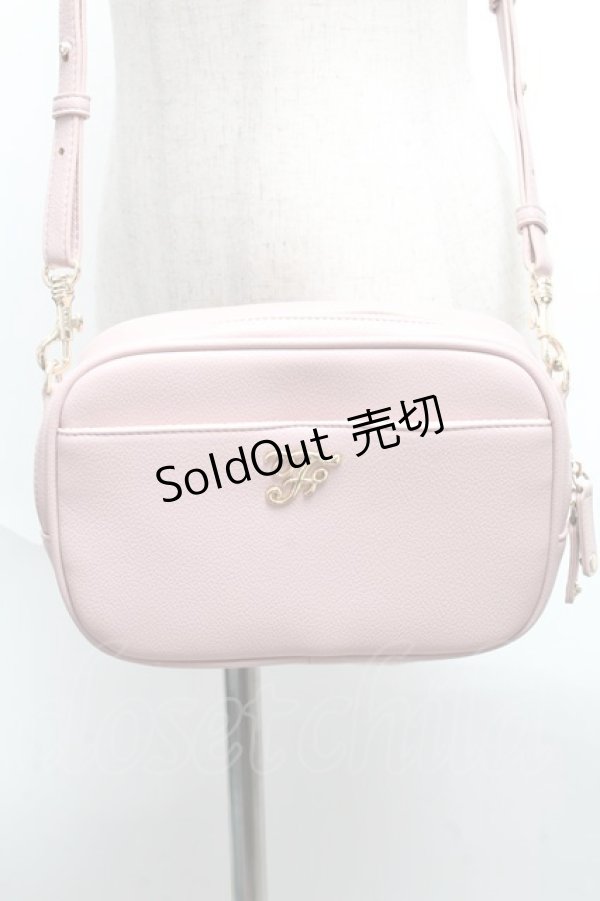 画像1: Maison de FLEUR / フリルエポーレットショルダーバッグ  ピンク S-25-05-29-004-LO-BG-AS-ZS (1)