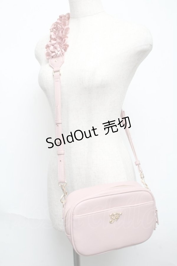画像2: Maison de FLEUR / フリルエポーレットショルダーバッグ  ピンク S-25-05-29-004-LO-BG-AS-ZS (2)