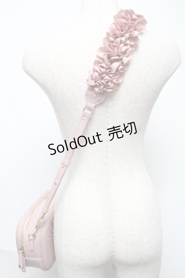 画像4: Maison de FLEUR / フリルエポーレットショルダーバッグ  ピンク S-25-05-29-004-LO-BG-AS-ZS (4)