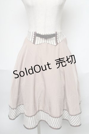 画像: axes femme / スカート  ベージュ S-25-05-29-061-AX-SK-HR-ZS