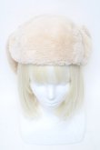 画像2: LOLITA / ファー耳ハット  ベージュ S-25-05-29-008-LO-AC-HR-ZS (2)