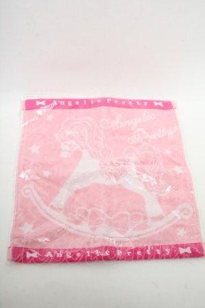 画像: Angelic Pretty / タオル  ピンク S-25-05-29-011-AP-ZA-AS-ZS