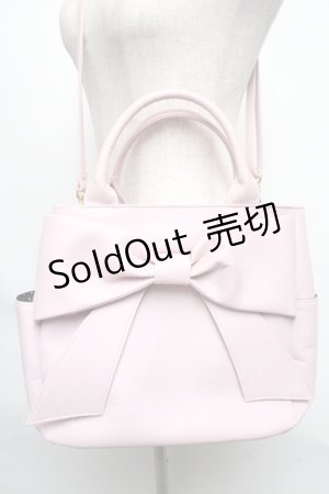 画像: MILK / MILK ribbonバッグ  ピンク S-25-05-29-002-ML-BG-AS-ZS