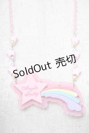 画像: Angelic Pretty / Dream Starネックレス  ピンク S-25-05-29-014-AP-AC-HR-ZS