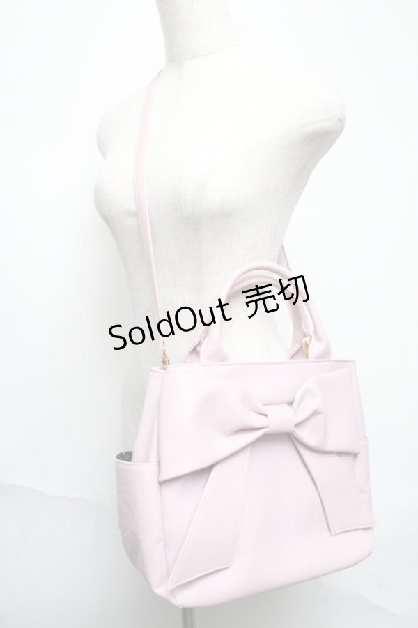 画像2: MILK / MILK ribbonバッグ  ピンク S-25-05-29-002-ML-BG-AS-ZS (2)