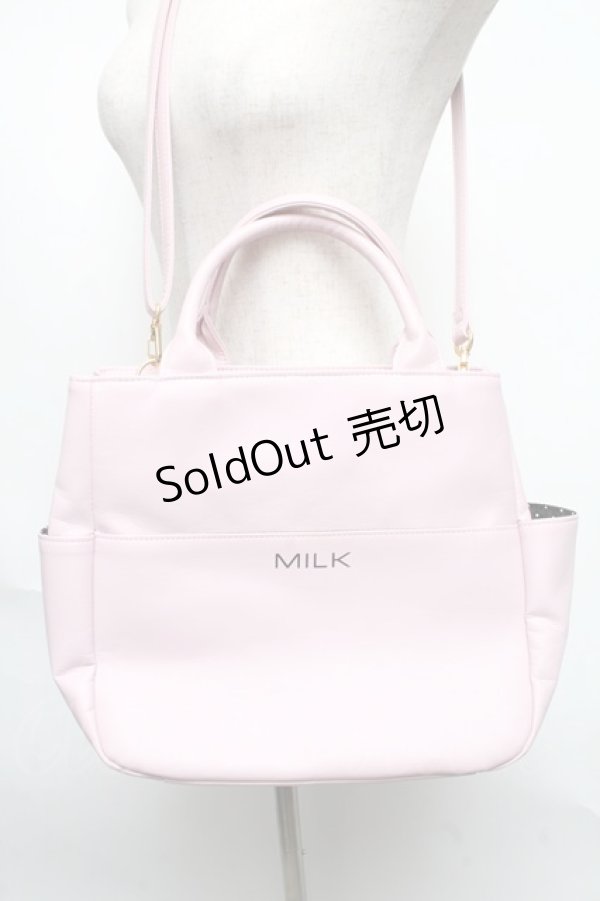画像3: MILK / MILK ribbonバッグ  ピンク S-25-05-29-002-ML-BG-AS-ZS (3)