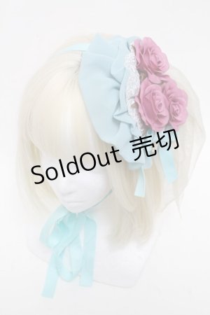 画像: metamorphose / 円形シフォンヘッドドレス  グリーン S-25-05-29-025-ME-AC-AS-ZS