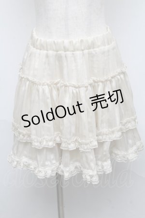 画像: axes femme / ストライプフリルスカート  オフ S-25-05-31-053-AX-SK-AS-ZS