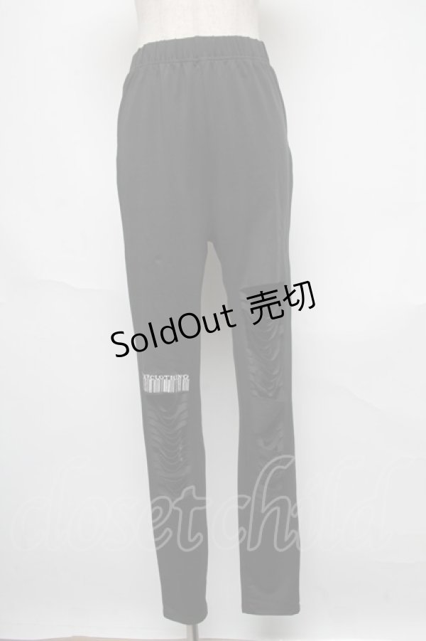 画像1: NieR Clothing / レギンス  黒 S-25-05-31-060-PU-PA-AS-ZS (1)
