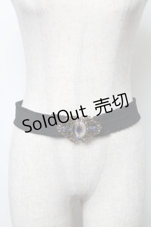 画像: axes femme / 誕生石モチーフゴムベルト  ゴールドＸブルー S-25-05-31-012-AX-ZA-AS-ZS