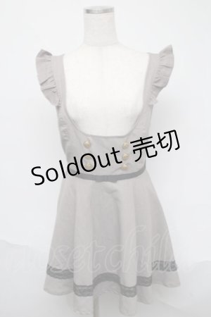 画像: Tralala / 肩フリルワンピース  ブラウン S-25-05-31-042-LO-OP-AS-ZS
