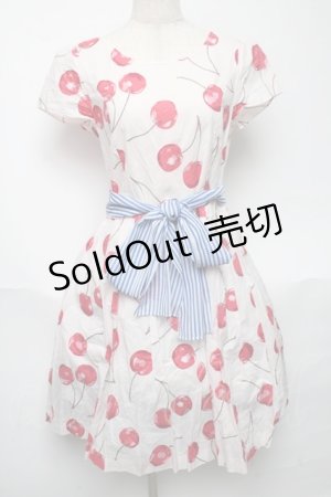 画像: Jane Marple / チェリーワンピース  オフ S-25-06-01-037-JM-OP-AS-ZS