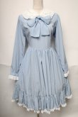 画像1: Physical Drop / ベーシックワンピース  サックス S-25-06-01-039-LO-OP-HR-ZS (1)